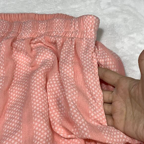 Anthropologie Maeve Small Nell Peach Pink Wide Leg Culottes Pants Beachy - Picture 5 of 11